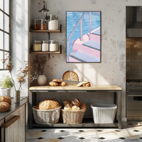 Poolside Serenity Poster