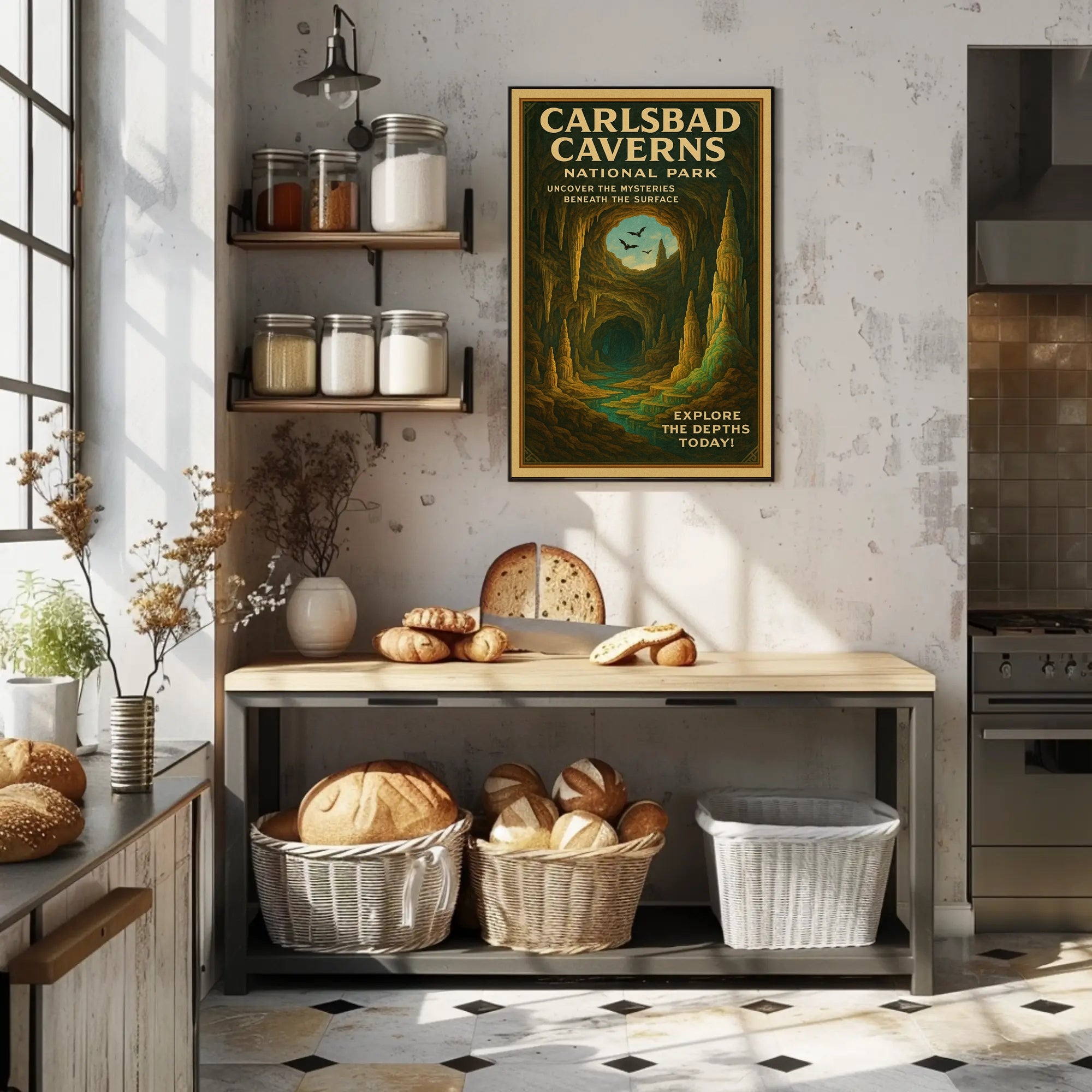 Discover Carlsbad Caverns Wall Art Print