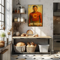 Jim Thorpe Portrait Poster