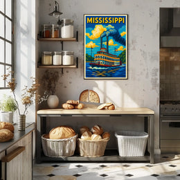 Mississippi Riverboat Adventure Poster