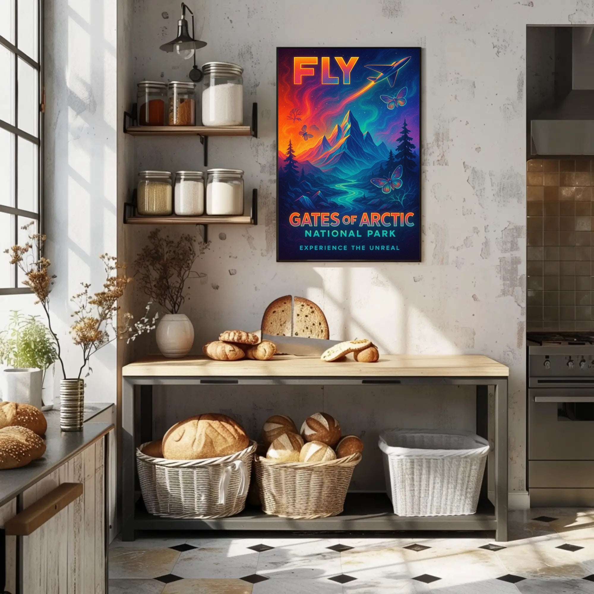 Experience the Unreal: Gates of the Arctic National Park Poster