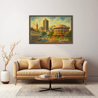 Gabon Cityscape Poster