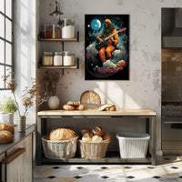 Celestial Guitarist Poster