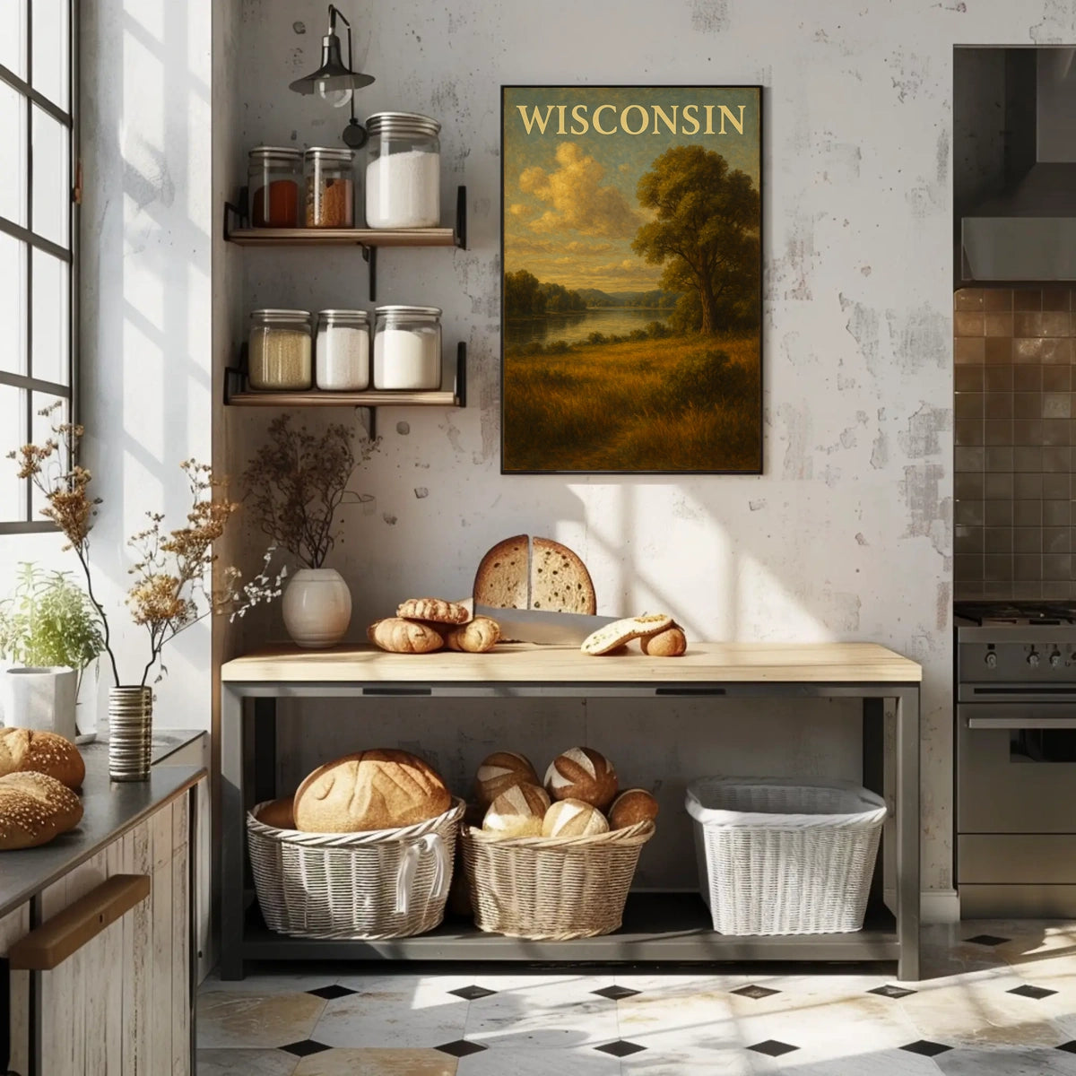 Scenic Wisconsin Landscape Poster