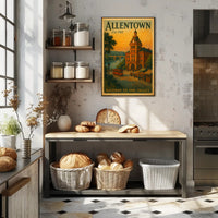 Vintage Allentown: Gateway to the Valley Urban Poster
