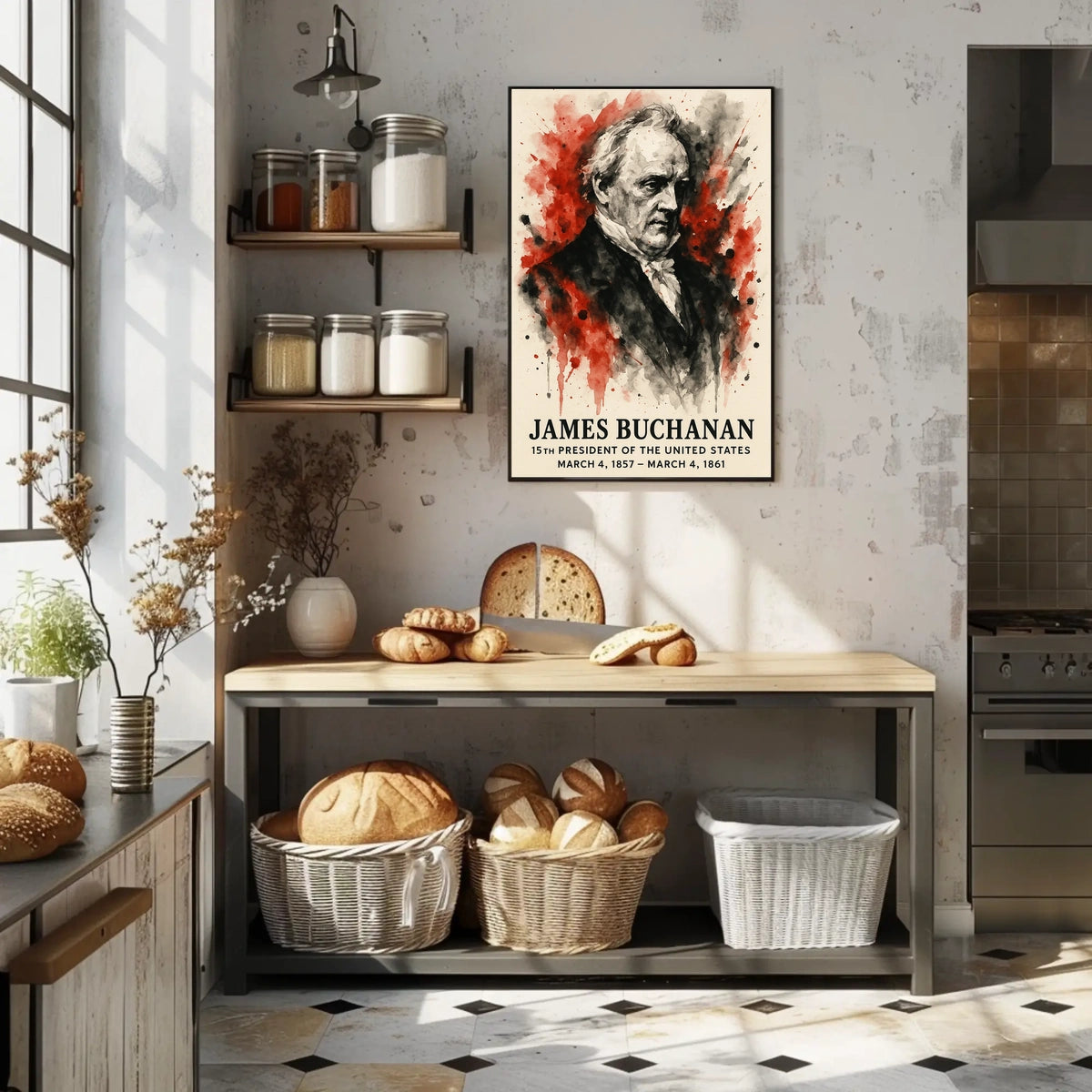 James Buchanan Poster: Historical Presidential Era Wall Art