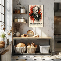 James Buchanan Poster: Historical Presidential Era Wall Art