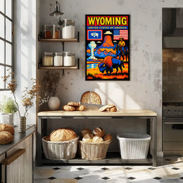 Wyoming Natural Wonders Poster PosterGoat