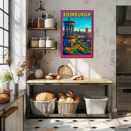 Edinburgh Cityscape Poster