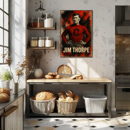 Jim Thorpe Legendary Athlete Poster