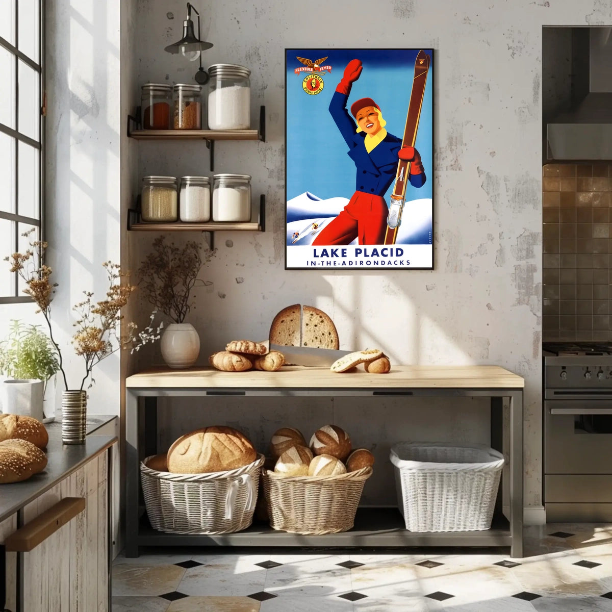 Lake Placid Winter Sports Poster