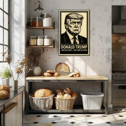 Trump Presidency Scenic Retro Patriotic Collector Poster