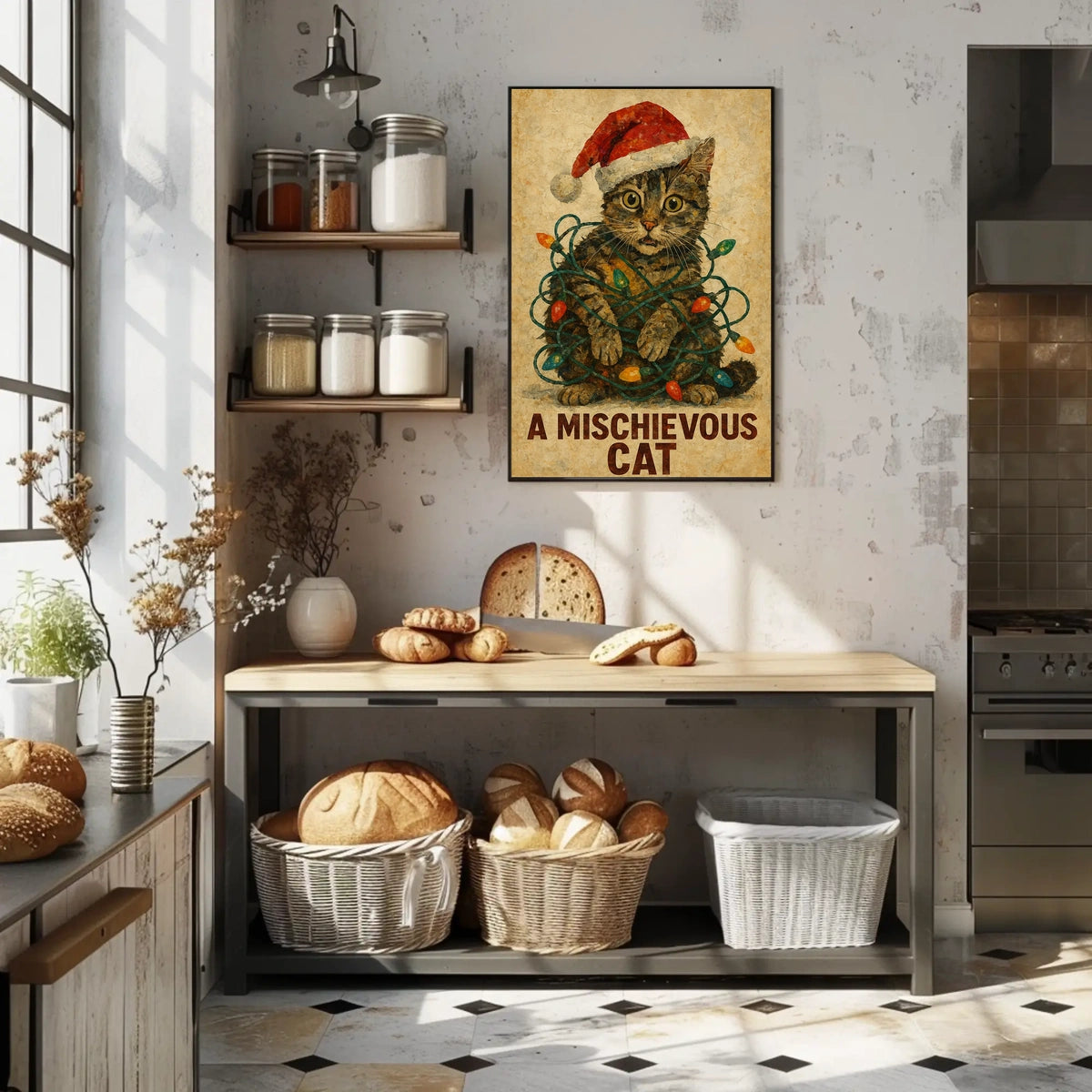 A Mischievous Cat Poster