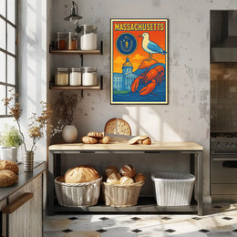 Massachusetts Scenic Poster PosterGoat