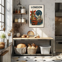 London Landmarks Poster