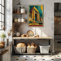 Accra Architectural Poster