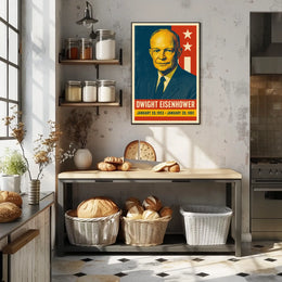 Eisenhower Presidency Retro Pop Art Poster