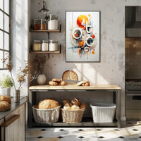 Abstract Geometric Symphony Abstract Poster PosterGoat