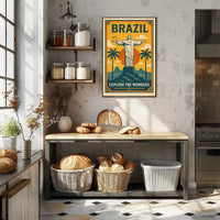 Explore Brazil Poster PosterGoat