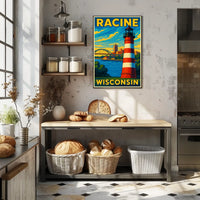 Racine, Wisconsin Poster