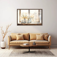 Tranquil Window Still Life Poster