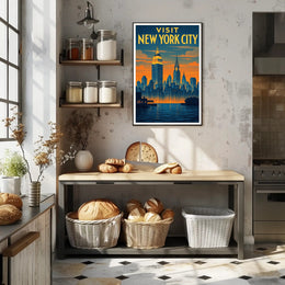 Visit New York City Poster PosterGoat