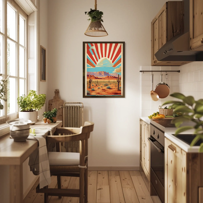 Buckeye Arizona American Scene Art Vintage Travel Poster