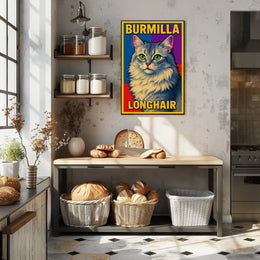 Burmilla Longhair Poster