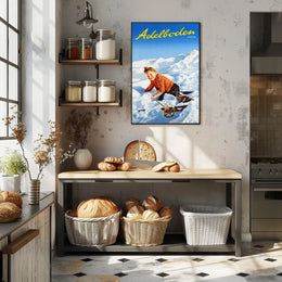 Adelboden Winter Fun Poster