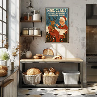 Mrs. Claus Hosts a Reindeer Fashion Show Poster