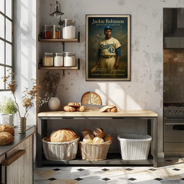 Jackie Robinson Inspirational Sports Poster
