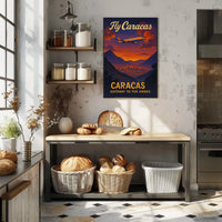 Fly Caracas Gateway to the Andes Poster