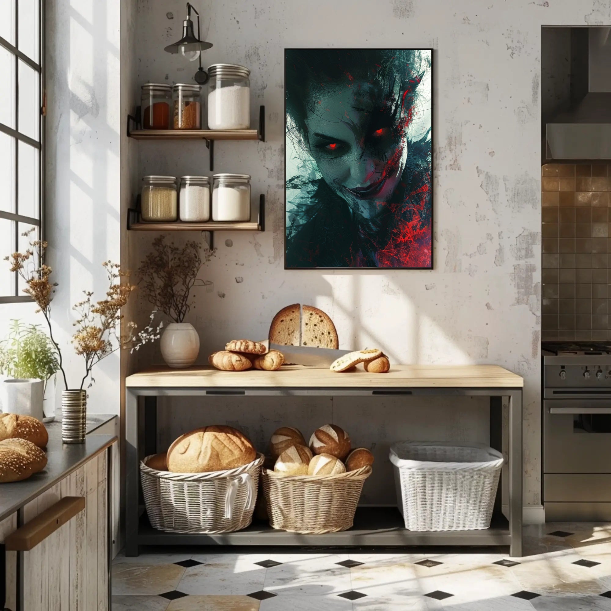 Enigmatic Glare Poster PosterGoat