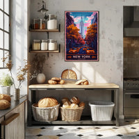 New York City in Autumn Poster