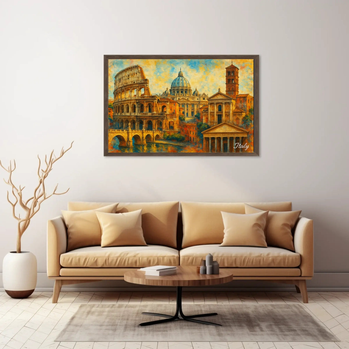 Timeless Italy Impressionism Travel Poster