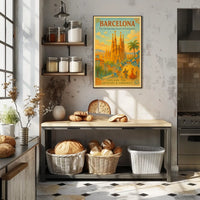 Barcelona The Enchanting Jewel of Catalonia Poster