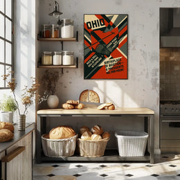 Ohio Birthplace of Aviation and Presidents Poster