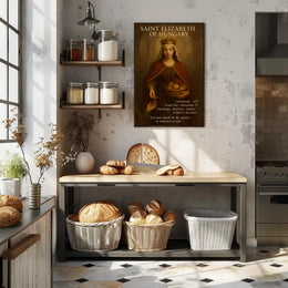 Saint Elizabeth of Hungary Religious Heritage Cultural Poster