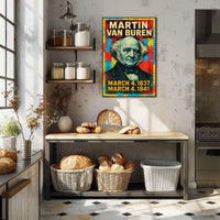 Martin Van Buren Presidential Term Poster
