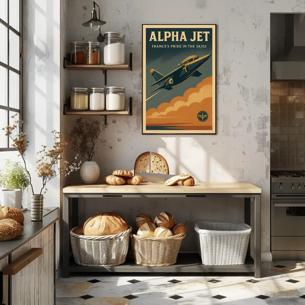 Alpha Jet Aviation Enthusiast Poster