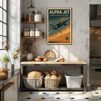Alpha Jet Aviation Enthusiast Poster