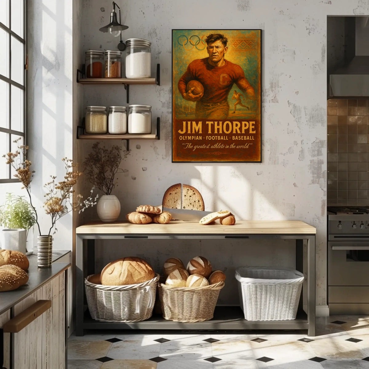 Celebrating Jim Thorpe A Legendary Athlete Jim Thorpe Poster