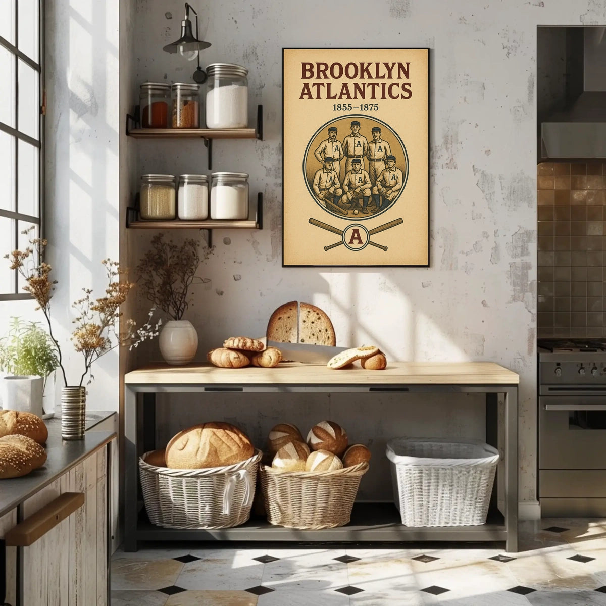 Brooklyn Atlantics Baseball Team Poster