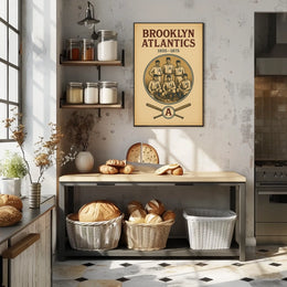 Brooklyn Atlantics Baseball Team Poster