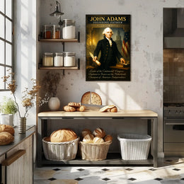 John Adams Founding Father Poster PosterGoat