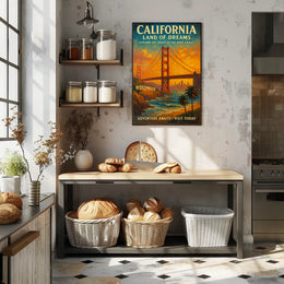 California Land Of Dreams Poster