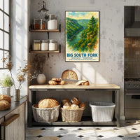 Big South Fork Watercolor National Park Poster