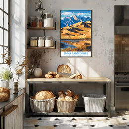 Great Sand Dunes National Park Scenic National Park Poster