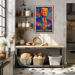 Donald Trump 47th President Pop Art Poster