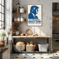 Donald Trump A Vision in Red, White, and Blue Poster
